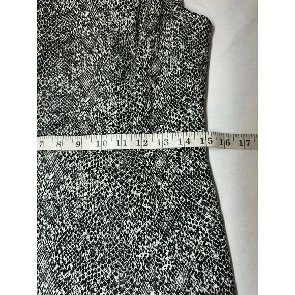 Calvin‎ Klein Size 10 Sheath Dress Black & White SlimmingCore Piece Career Event - Picture 7 of 8